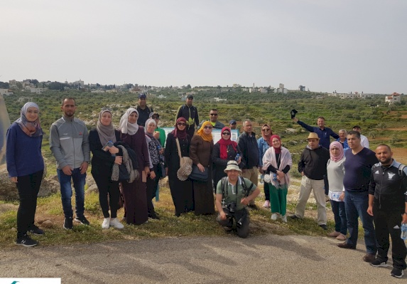 محميات فلسطين تختتم مشروع تدريب مسؤولي الأنشطة الطلابية للمسارات البيئية لهذا العام   